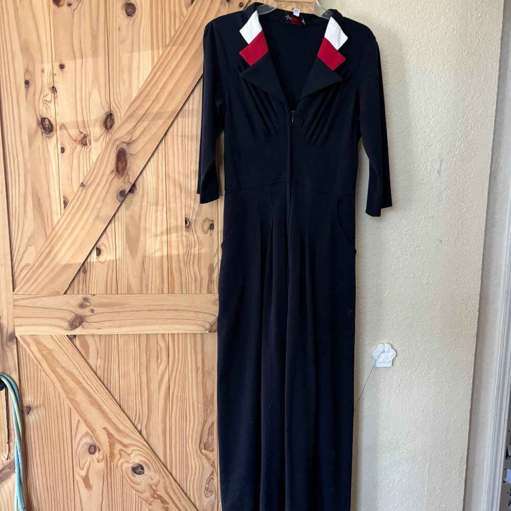 Navy structured Jumpsuit
